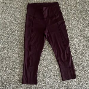 Lululemon fast and free capris leggings. 4